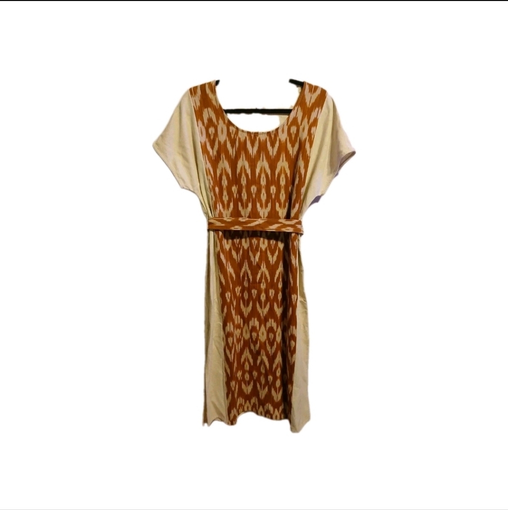 Pure Jill Elements Medium Midi Dress W/Belt